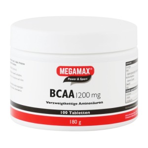Abbildung: MEGAMAX BCAA 1200 mg, 100 St.