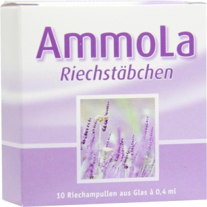 Abbildung: Ammola Riechstäbchen Riechampullen, 10 x 0,4 ml
