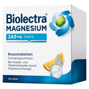 Abbildung: Biolectra Magnesium 243 mg forte Orange, 40 St.