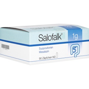 Abbildung: Salofalk 1 g Suppositorien, 90 St.