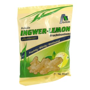 Abbildung: Avitale Ingwer-Lemon Fruchtbonbons, 75 g
