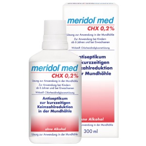 Abbildung: meridol med CHX 0,2% Mundspüllösung, 300 ml