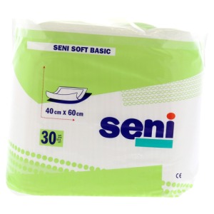 Abbildung: SENI Soft Basic Bettschutzunterlage 40x6, 30 St.