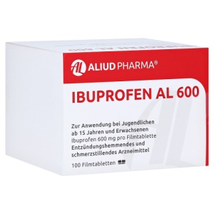 Abbildung: Ibuprofen AL 600 Filmtabletten, 100 St.