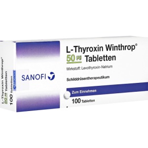 Abbildung: L-thyroxin Winthrop 50 µg Tabletten, 100 St.