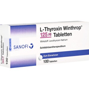 Abbildung: L-thyroxin Winthrop 125 µg Tabletten, 100 St.