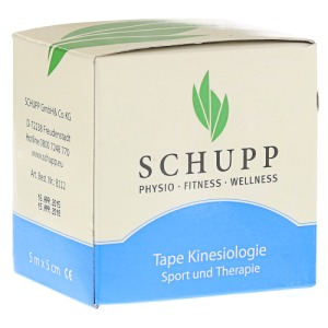 Abbildung: Schupp Tape Kinesiologie 5 cmx5 m blau, 1 St.