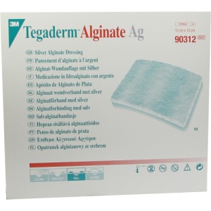 Abbildung: Tegaderm Alginate Ag FK Wundaufl.10x10 c, 10 St.