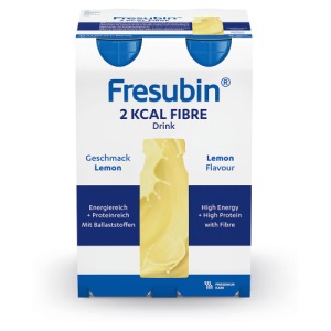 Abbildung: Fresubin 2 kcal Fibre DRINK Lemon Trinkf, 4 x 200 ml