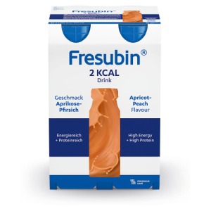Abbildung: Fresubin 2 kcal  Aprikose-Pfirsich hochkalorische Trinknahrung, 4 x 200 ml