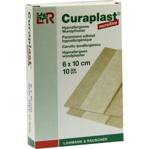 Abbildung: Curaplast Sensitive Wundpflaster 6x10cm, 10 St.