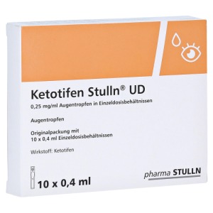 Abbildung: Ketotifen Stulln UD Augentropfen Einzeld, 10 x 0,4 ml