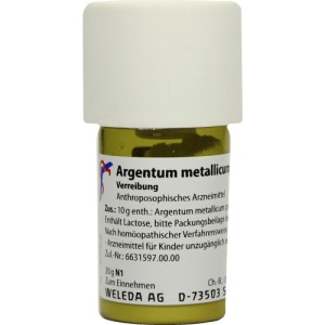 Abbildung: Argentum Metallicum Praeparatum D 8 Trit, 20 g