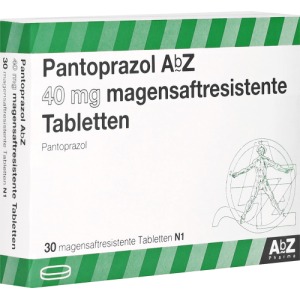 Abbildung: Pantoprazol AbZ 40 mg magensaftres.Table, 30 St.