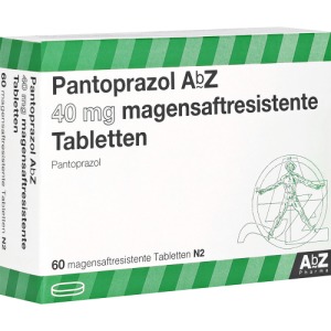 Abbildung: Pantoprazol AbZ 40 mg magensaftres.Table, 60 St.