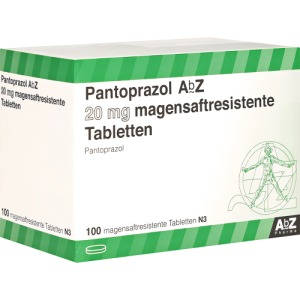 Abbildung: Pantoprazol AbZ 20 mg magensaftres.Table, 100 St.