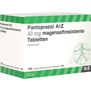 Abbildung: Pantoprazol AbZ 40 mg magensaftres.Table, 100 St.
