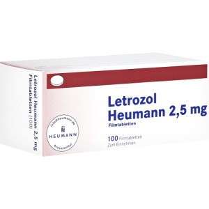 Abbildung: Letrozol Heumann 2,5 mg Filmtabletten, 100 St.