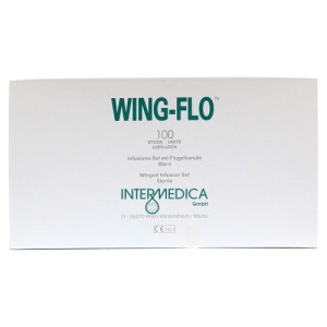 Abbildung: WING FLO Flügelkanüle 23 G, 100 St.