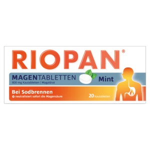 Abbildung: Riopan Magen Tabletten Mint 800 mg Kautabletten , 20 St.