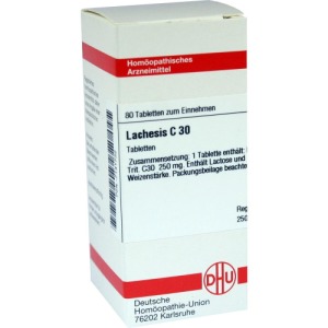 Abbildung: Lachesis C 30 Tabletten, 80 St.