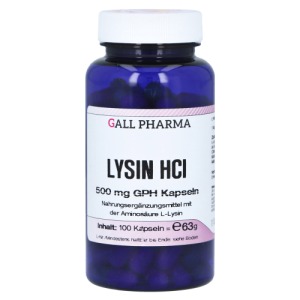 Abbildung: Lysin HCL 500 mg GPH Kapseln, 100 St.