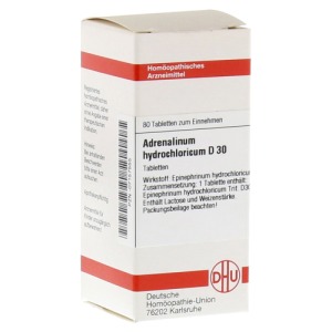 Abbildung: Adrenalinum Hydrochloricum D 30 Tablette, 80 St.