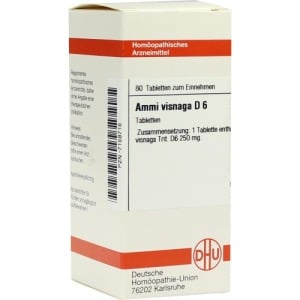 Abbildung: AMMI Visnaga D 6 Tabletten, 80 St.