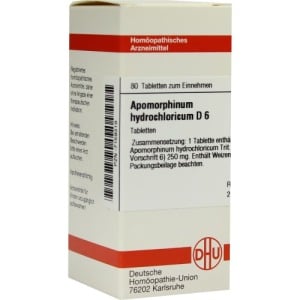 Abbildung: Apomorphinum Hydrochloricum D 6 Tablette, 80 St.