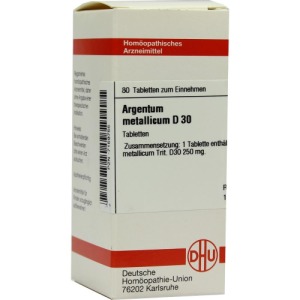 Abbildung: Argentum Metallicum D 30 Tabletten, 80 St.
