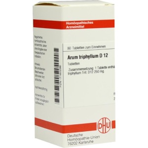 Abbildung: ARUM Triphyllum D 12 Tabletten, 80 St.