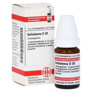 Abbildung: Belladonna D 20 Globuli, 10 g