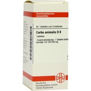 Abbildung: Carbo Animalis D 8 Tabletten, 80 St.