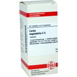Abbildung: Carbo Vegetabilis C 5 Tabletten, 80 St.