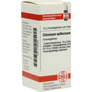 Abbildung: Chininum Sulfuricum D 4 Globuli, 10 g