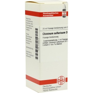 Abbildung: Chininum Sulfuricum D 30 Dilution, 20 ml