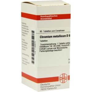 Chromium Metallicum D 6 Tabletten 80 St