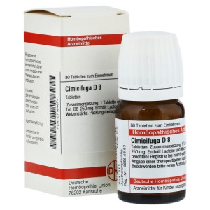 Abbildung: Cimicifuga D 8 Tabletten, 80 St.