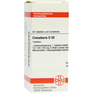 Abbildung: Cinnabaris D 30 Tabletten, 80 St.