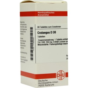 Abbildung: Crataegus D 30 Tabletten, 80 St.