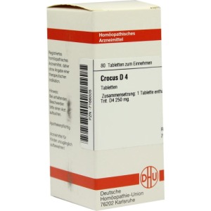 Abbildung: Crocus D 4 Tabletten, 80 St.