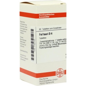 Abbildung: FEL Tauri D 4 Tabletten, 80 St.
