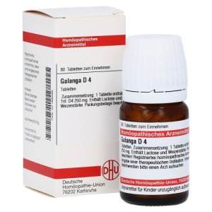 Abbildung: Galanga D 4 Tabletten, 80 St.