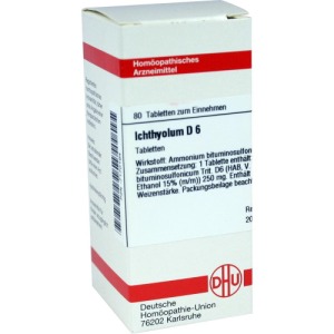 Ichthyolum D 6 Tabletten 80 St