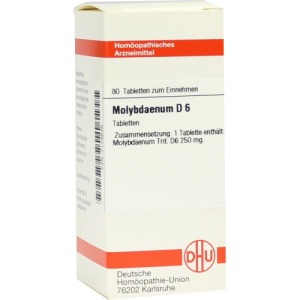 Molybdaenum D 6 Tabletten 80 St