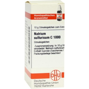 Abbildung: Natrium Sulfuricum C 1000 Globuli, 10 g