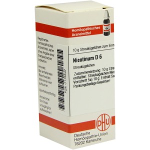 Nicotinum D 6 Globuli 10 g