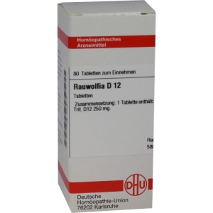 Rauwolfia D 12 Tabletten 80 St