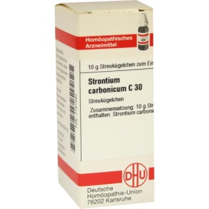 Strontium Carbonicum C 30 Globuli 10 g