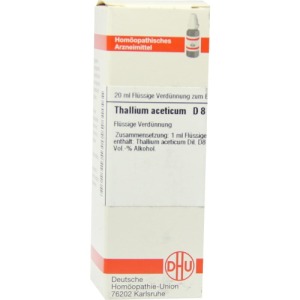 Thallium Aceticum D 8 Dilution 20 ml